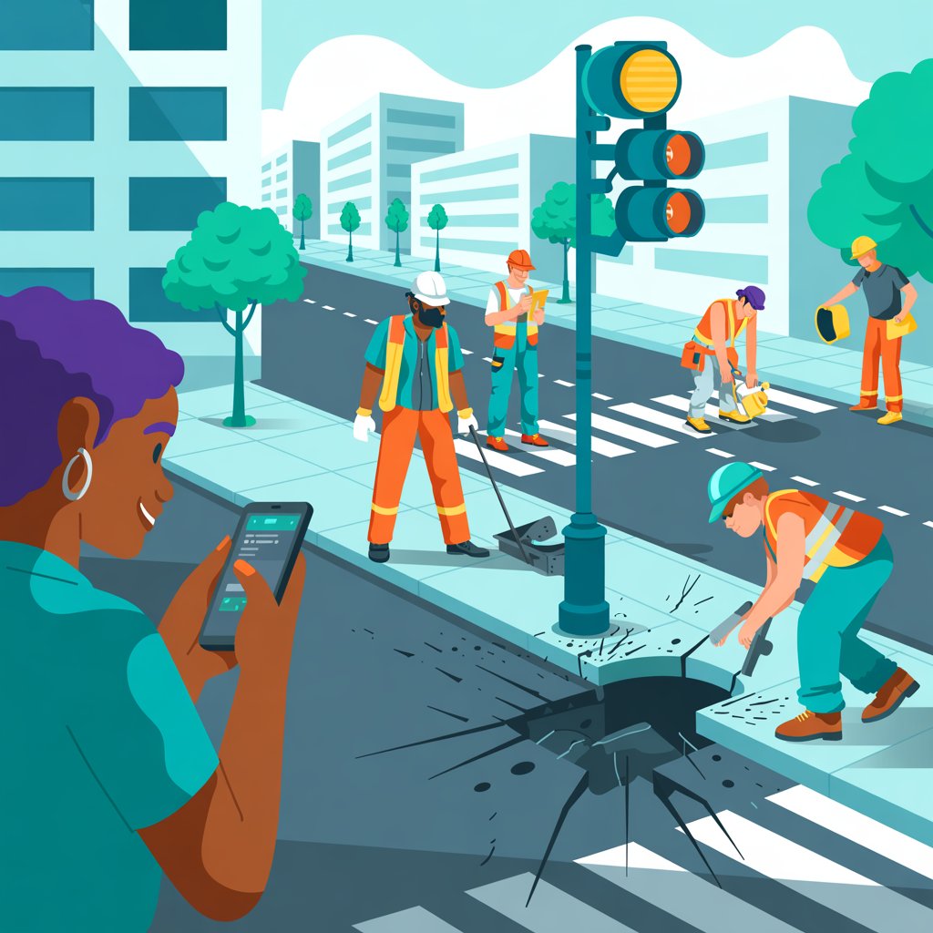 City infrastructure being repaired